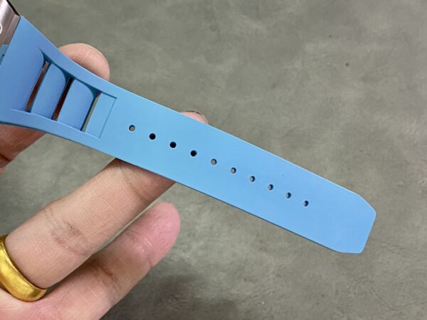RICHARD MILLERM RM010 SS RM Factory Best Edition Black Dial on Blue Rubber Strap - Best Replica Watches Store For Sale!