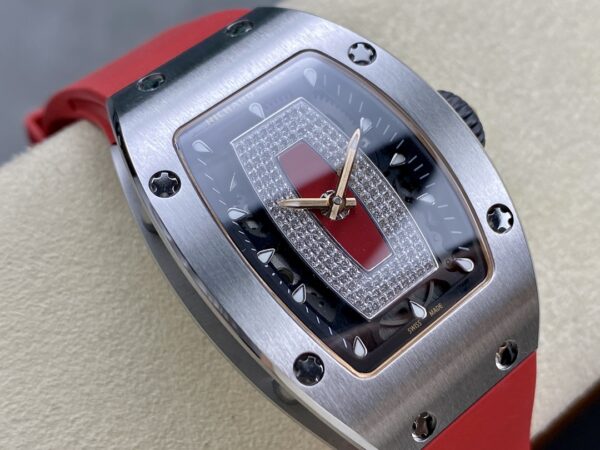 RICHARD MILLERM  RM07-01 SS BBA Factory Best Edition Red Rubber Strap - Best Replica Watches Store For Sale!