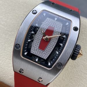 RICHARD MILLERM  RM07-01 SS BBA Factory Best Edition Red Rubber Strap - Best Replica Watches Store For Sale!