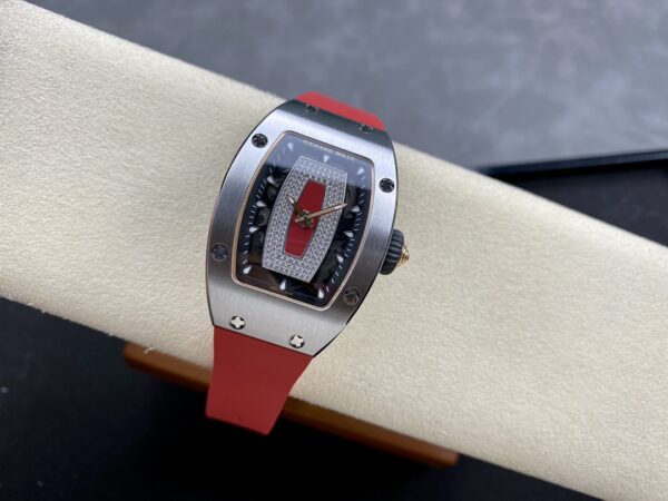 RICHARD MILLERM  RM07-01 SS BBA Factory Best Edition Red Rubber Strap - Best Replica Watches Store For Sale!