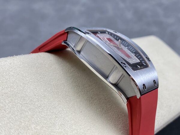 RICHARD MILLERM  RM07-01 SS BBA Factory Best Edition Red Rubber Strap - Best Replica Watches Store For Sale!