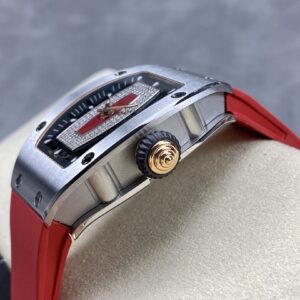 RICHARD MILLERM  RM07-01 SS BBA Factory Best Edition Red Rubber Strap - Best Replica Watches Store For Sale!