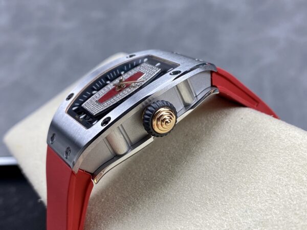 RICHARD MILLERM  RM07-01 SS BBA Factory Best Edition Red Rubber Strap - Best Replica Watches Store For Sale!