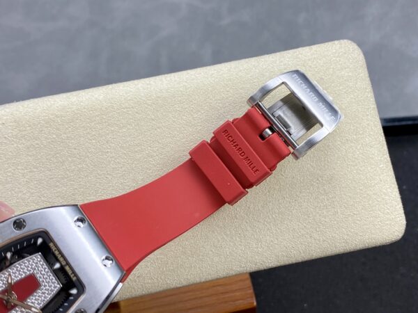 RICHARD MILLERM  RM07-01 SS BBA Factory Best Edition Red Rubber Strap - Best Replica Watches Store For Sale!
