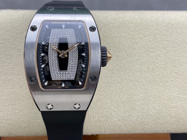 RICHARD MILLERM RM07-01 SS BBA Factory Best Edition Black Rubber Strap - Best Replica Watches Store For Sale!