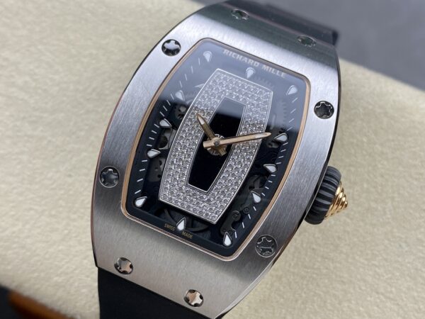 RICHARD MILLERM RM07-01 SS BBA Factory Best Edition Black Rubber Strap - Best Replica Watches Store For Sale!