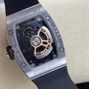RICHARD MILLERM RM07-01 SS BBA Factory Best Edition Black Rubber Strap - Best Replica Watches Store For Sale!