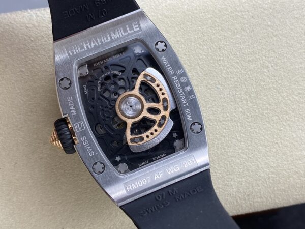 RICHARD MILLERM RM07-01 SS BBA Factory Best Edition Black Rubber Strap - Best Replica Watches Store For Sale!