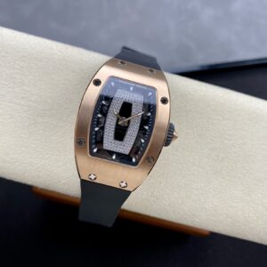 RICHARD MILLERM RM07-01 RG BBA Factory Best Edition  Black Rubber Strap - Best Replica Watches Store For Sale!