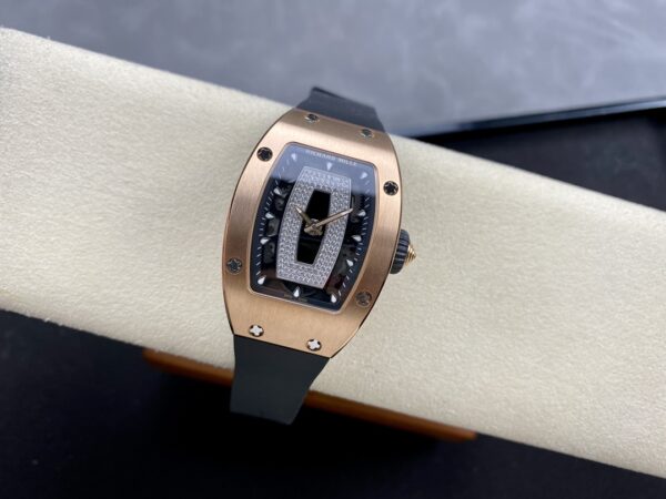 RICHARD MILLERM RM07-01 RG BBA Factory Best Edition  Black Rubber Strap - Best Replica Watches Store For Sale!