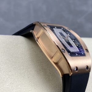 RICHARD MILLERM RM07-01 RG BBA Factory Best Edition  Black Rubber Strap - Best Replica Watches Store For Sale!