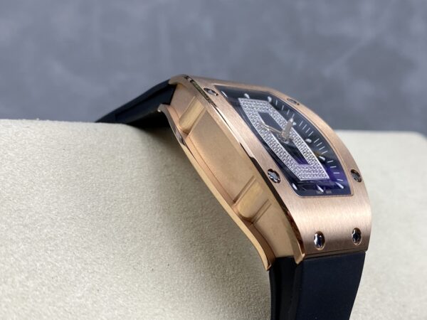 RICHARD MILLERM RM07-01 RG BBA Factory Best Edition  Black Rubber Strap - Best Replica Watches Store For Sale!