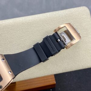 RICHARD MILLERM RM07-01 RG BBA Factory Best Edition  Black Rubber Strap - Best Replica Watches Store For Sale!