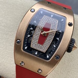 RICHARD MILLERM RM07-01 RG BBA Factory Best Edition  Red Rubber Strap - Best Replica Watches Store For Sale!