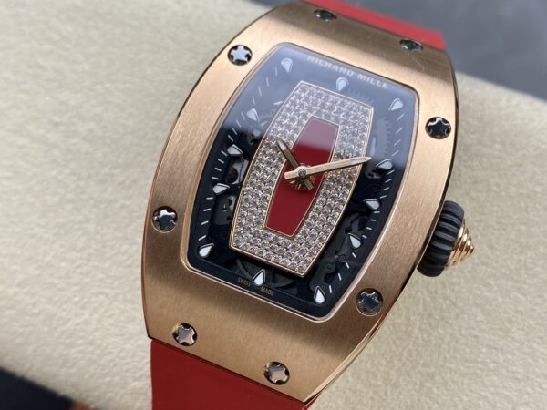 RICHARD MILLERM RM07-01 RG BBA Factory Best Edition  Red Rubber Strap - Best Replica Watches Store For Sale!