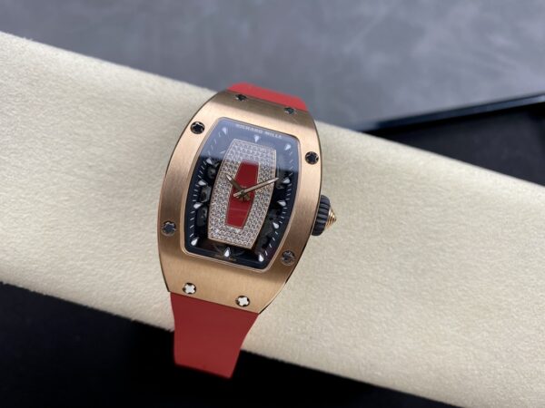 RICHARD MILLERM RM07-01 RG BBA Factory Best Edition  Red Rubber Strap - Best Replica Watches Store For Sale!