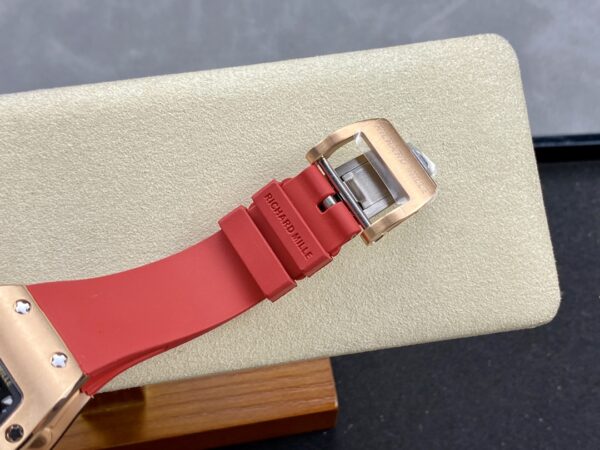 RICHARD MILLERM RM07-01 RG BBA Factory Best Edition  Red Rubber Strap - Best Replica Watches Store For Sale!