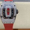 RICHARD MILLERM RM07-01 SS BBA Factory Best Edition Diamond Case on Red Rubber Strap - Best Replica Watches Store For Sale!