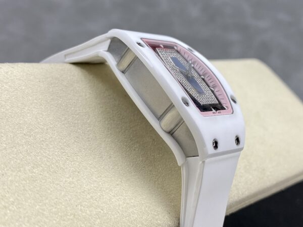 RICHARD MILLERM RM07-01 Ceramic BBA Factory Best Edition  White Rubber Strap - Best Replica Watches Store For Sale!