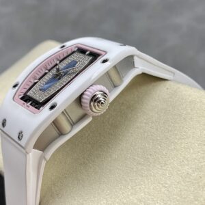 RICHARD MILLERM RM07-01 Ceramic BBA Factory Best Edition  White Rubber Strap - Best Replica Watches Store For Sale!