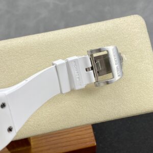 RICHARD MILLERM RM07-01 Ceramic BBA Factory Best Edition  White Rubber Strap - Best Replica Watches Store For Sale!