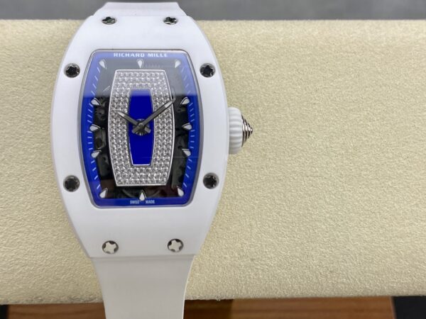 RICHARD MILLERM RM07-01 Ceramic BBA Factory Best Edition White Rubber Strap - Best Replica Watches Store For Sale!