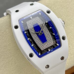 RICHARD MILLERM RM07-01 Ceramic BBA Factory Best Edition White Rubber Strap - Best Replica Watches Store For Sale!