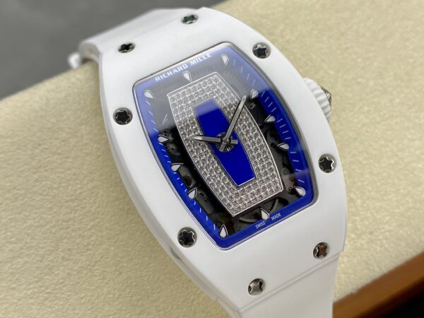 RICHARD MILLERM RM07-01 Ceramic BBA Factory Best Edition White Rubber Strap - Best Replica Watches Store For Sale!