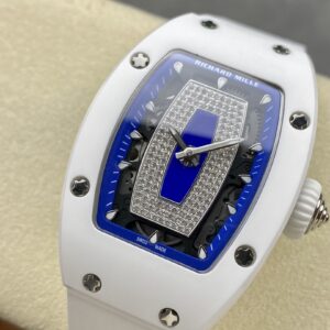 RICHARD MILLERM RM07-01 Ceramic BBA Factory Best Edition White Rubber Strap - Best Replica Watches Store For Sale!