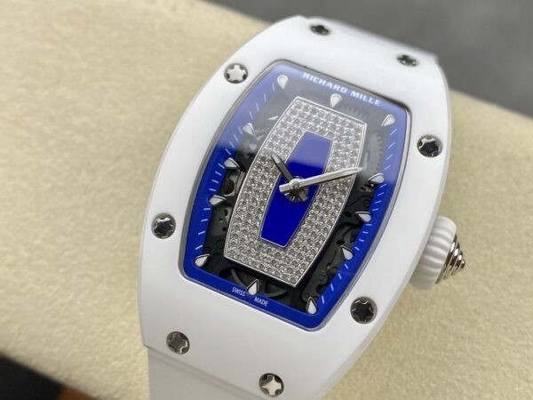 RICHARD MILLERM RM07-01 Ceramic BBA Factory Best Edition White Rubber Strap - Best Replica Watches Store For Sale!