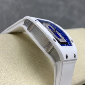 RICHARD MILLERM RM07-01 Ceramic BBA Factory Best Edition White Rubber Strap - Best Replica Watches Store For Sale!