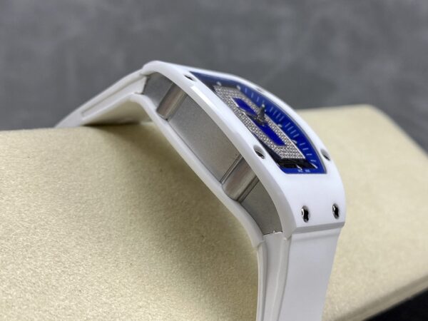 RICHARD MILLERM RM07-01 Ceramic BBA Factory Best Edition White Rubber Strap - Best Replica Watches Store For Sale!