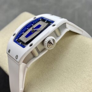RICHARD MILLERM RM07-01 Ceramic BBA Factory Best Edition White Rubber Strap - Best Replica Watches Store For Sale!