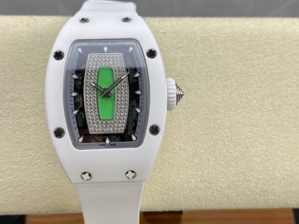 RICHARD MILLERM RM07-01 Ceramic BBA Factory Best Edition White Rubber Strap - Best Replica Watches Store For Sale!