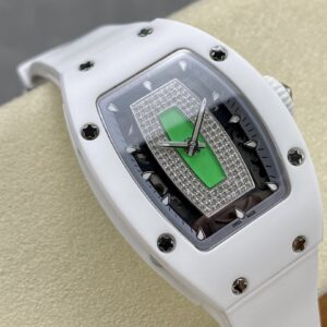 RICHARD MILLERM RM07-01 Ceramic BBA Factory Best Edition White Rubber Strap - Best Replica Watches Store For Sale!