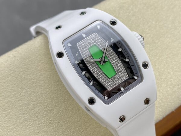 RICHARD MILLERM RM07-01 Ceramic BBA Factory Best Edition White Rubber Strap - Best Replica Watches Store For Sale!