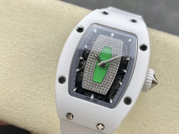 RICHARD MILLERM RM07-01 Ceramic BBA Factory Best Edition White Rubber Strap - Best Replica Watches Store For Sale!