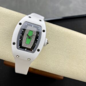RICHARD MILLERM RM07-01 Ceramic BBA Factory Best Edition White Rubber Strap - Best Replica Watches Store For Sale!