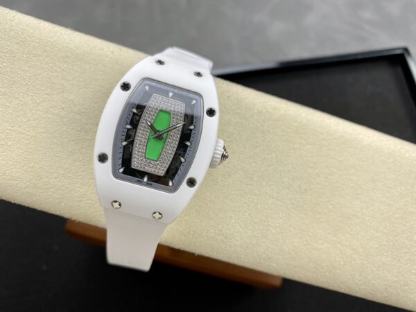 RICHARD MILLERM RM07-01 Ceramic BBA Factory Best Edition White Rubber Strap - Best Replica Watches Store For Sale!