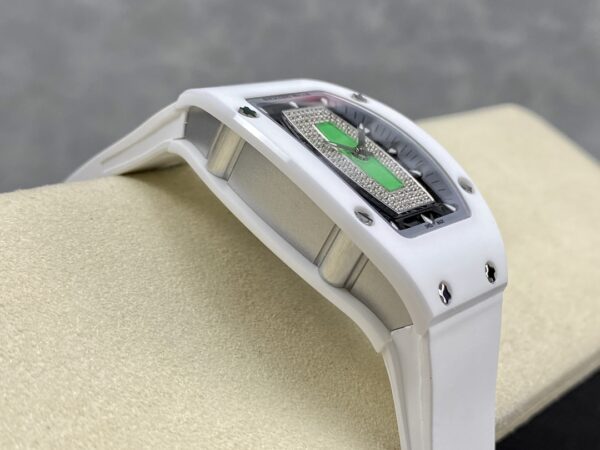 RICHARD MILLERM RM07-01 Ceramic BBA Factory Best Edition White Rubber Strap - Best Replica Watches Store For Sale!