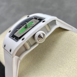 RICHARD MILLERM RM07-01 Ceramic BBA Factory Best Edition White Rubber Strap - Best Replica Watches Store For Sale!