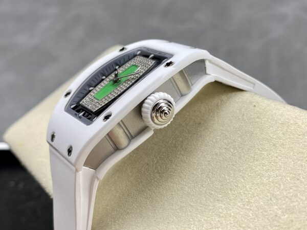 RICHARD MILLERM RM07-01 Ceramic BBA Factory Best Edition White Rubber Strap - Best Replica Watches Store For Sale!