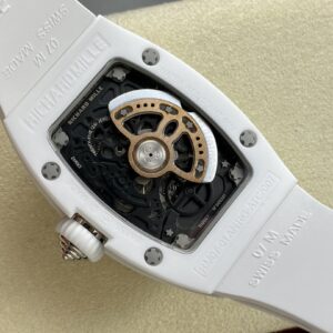 RICHARD MILLERM RM07-01 Ceramic BBA Factory Best Edition White Rubber Strap - Best Replica Watches Store For Sale!