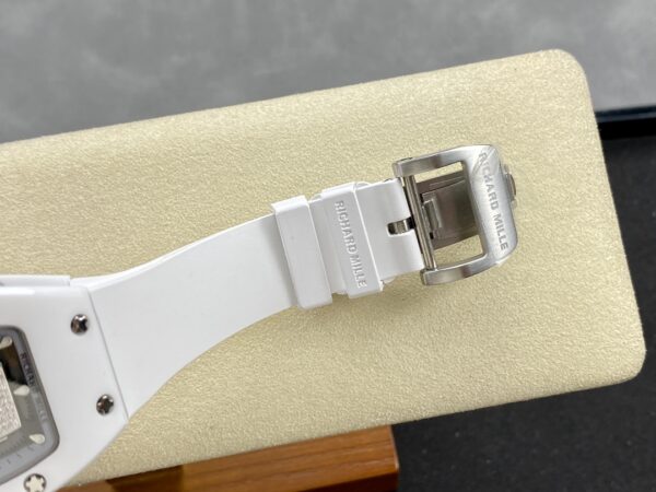 RICHARD MILLERM RM07-01 Ceramic BBA Factory Best Edition White Rubber Strap - Best Replica Watches Store For Sale!