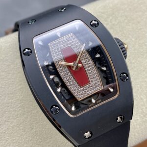 RICHARD MILLERM RM07-01 Black Ceramic BBA Factory Best Edition Black Rubber Strap - Best Replica Watches Store For Sale!