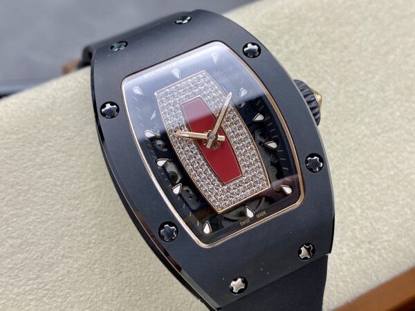RICHARD MILLERM RM07-01 Black Ceramic BBA Factory Best Edition Black Rubber Strap - Best Replica Watches Store For Sale!
