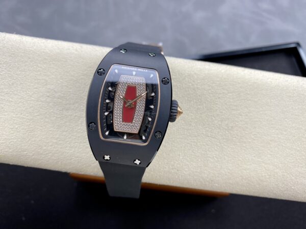 RICHARD MILLERM RM07-01 Black Ceramic BBA Factory Best Edition Black Rubber Strap - Best Replica Watches Store For Sale!
