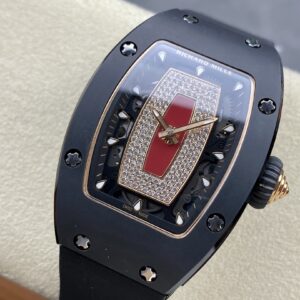 RICHARD MILLERM RM07-01 Black Ceramic BBA Factory Best Edition Black Rubber Strap - Best Replica Watches Store For Sale!