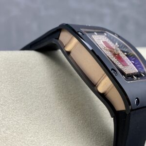 RICHARD MILLERM RM07-01 Black Ceramic BBA Factory Best Edition Black Rubber Strap - Best Replica Watches Store For Sale!