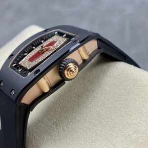 RICHARD MILLERM RM07-01 Black Ceramic BBA Factory Best Edition Black Rubber Strap - Best Replica Watches Store For Sale!